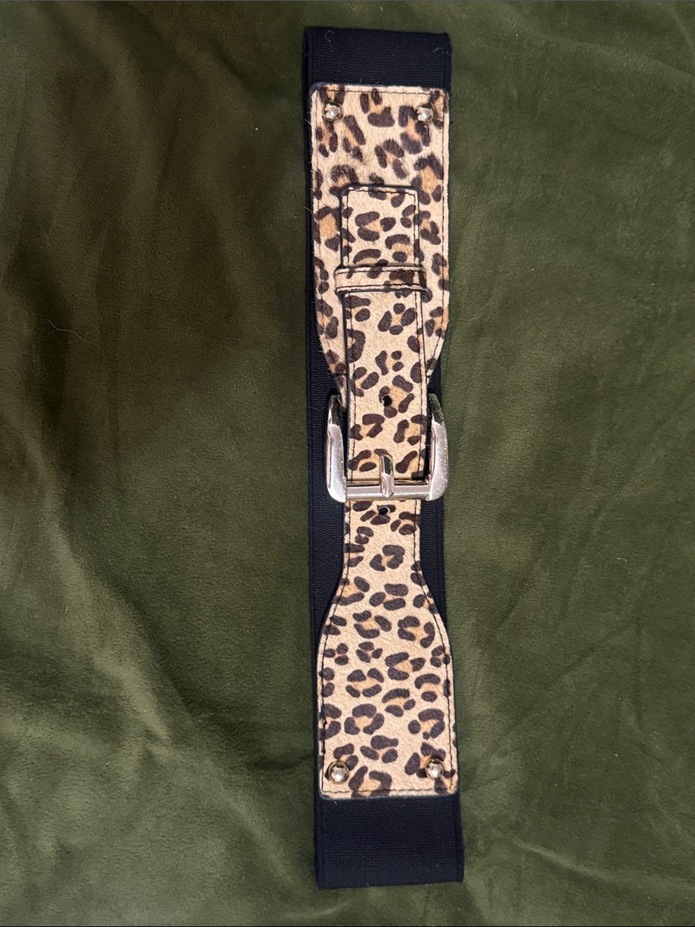 Express Leopard Waist Belt